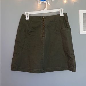 green skirt